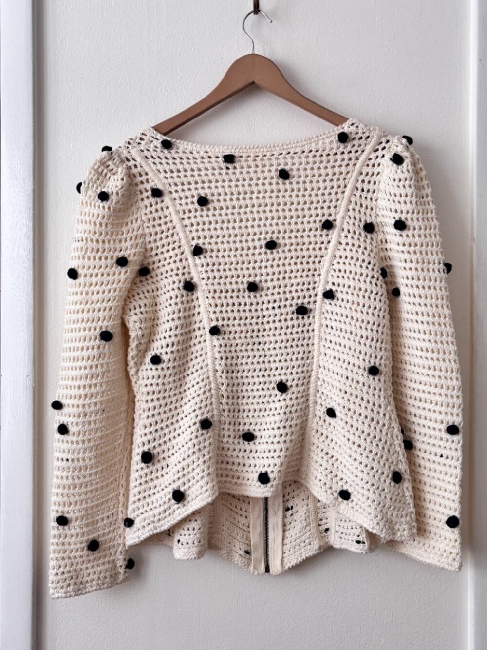Anthropologie Moth Pom Pom Cardigan - Picture 6 of 7